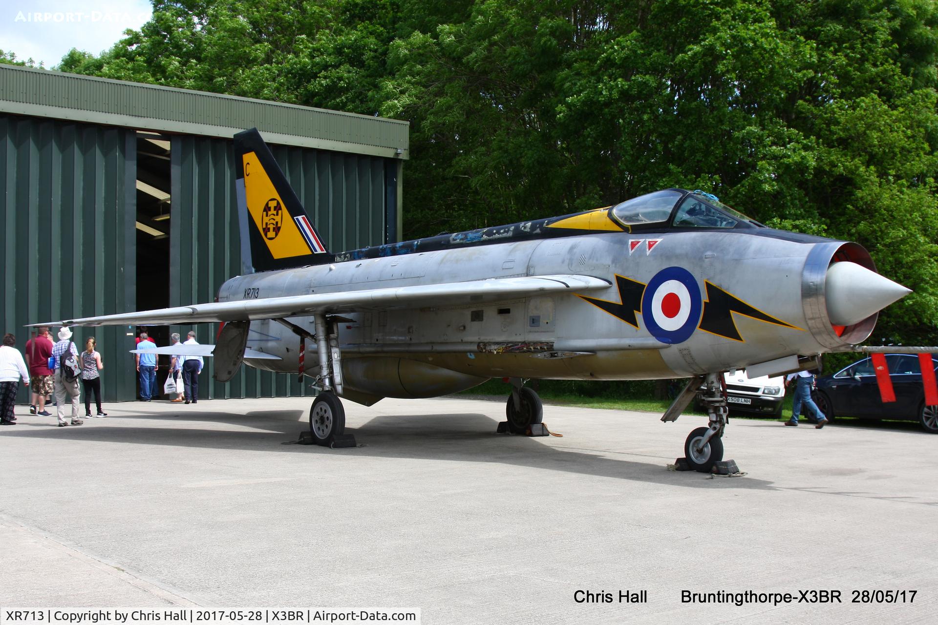 XR713, 1964 English Electric Lightning F.3 C/N 95196, Cold War Jets open day 2017