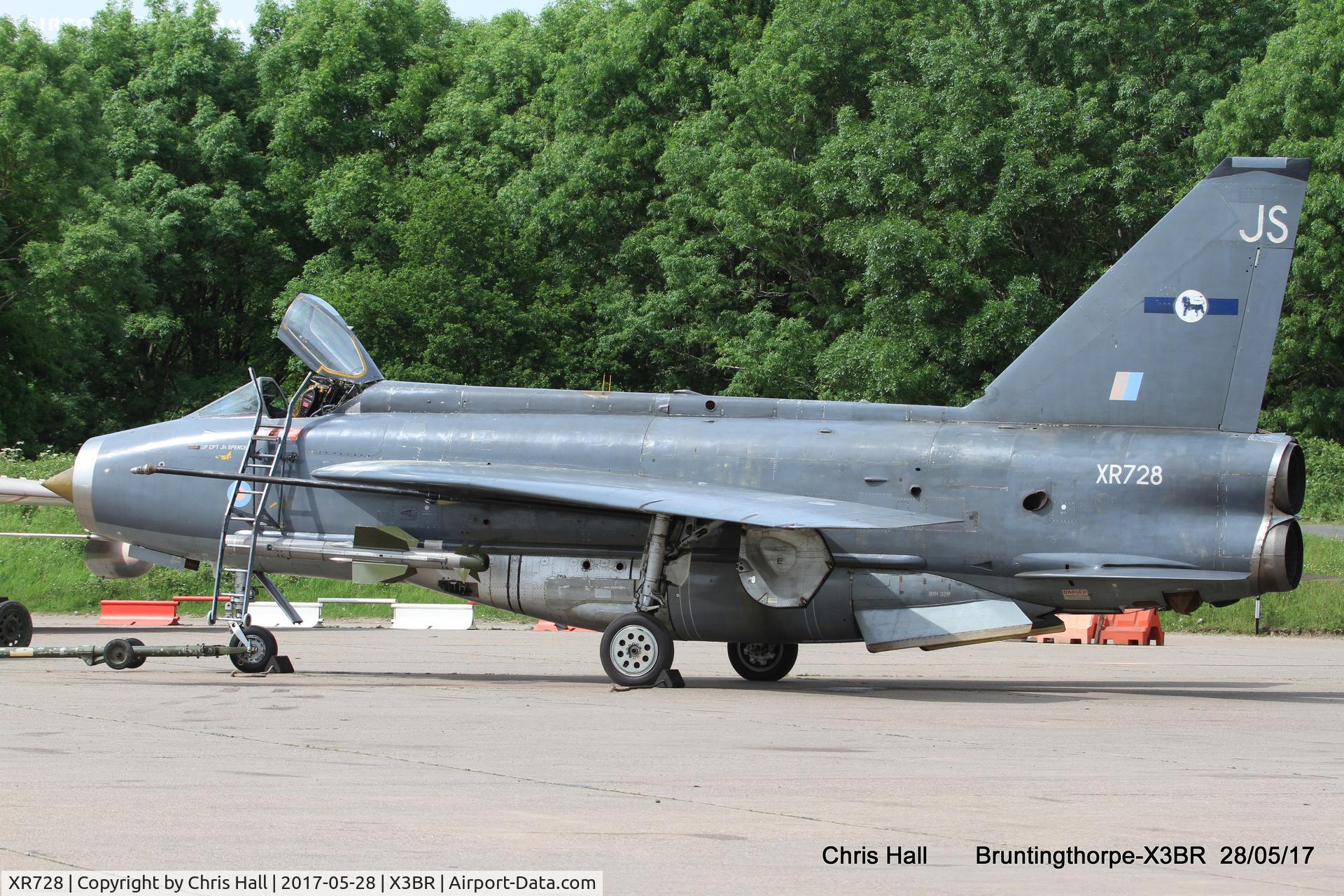 XR728, 1965 English Electric Lightning F.6 C/N 95213, Cold War Jets open day 2017