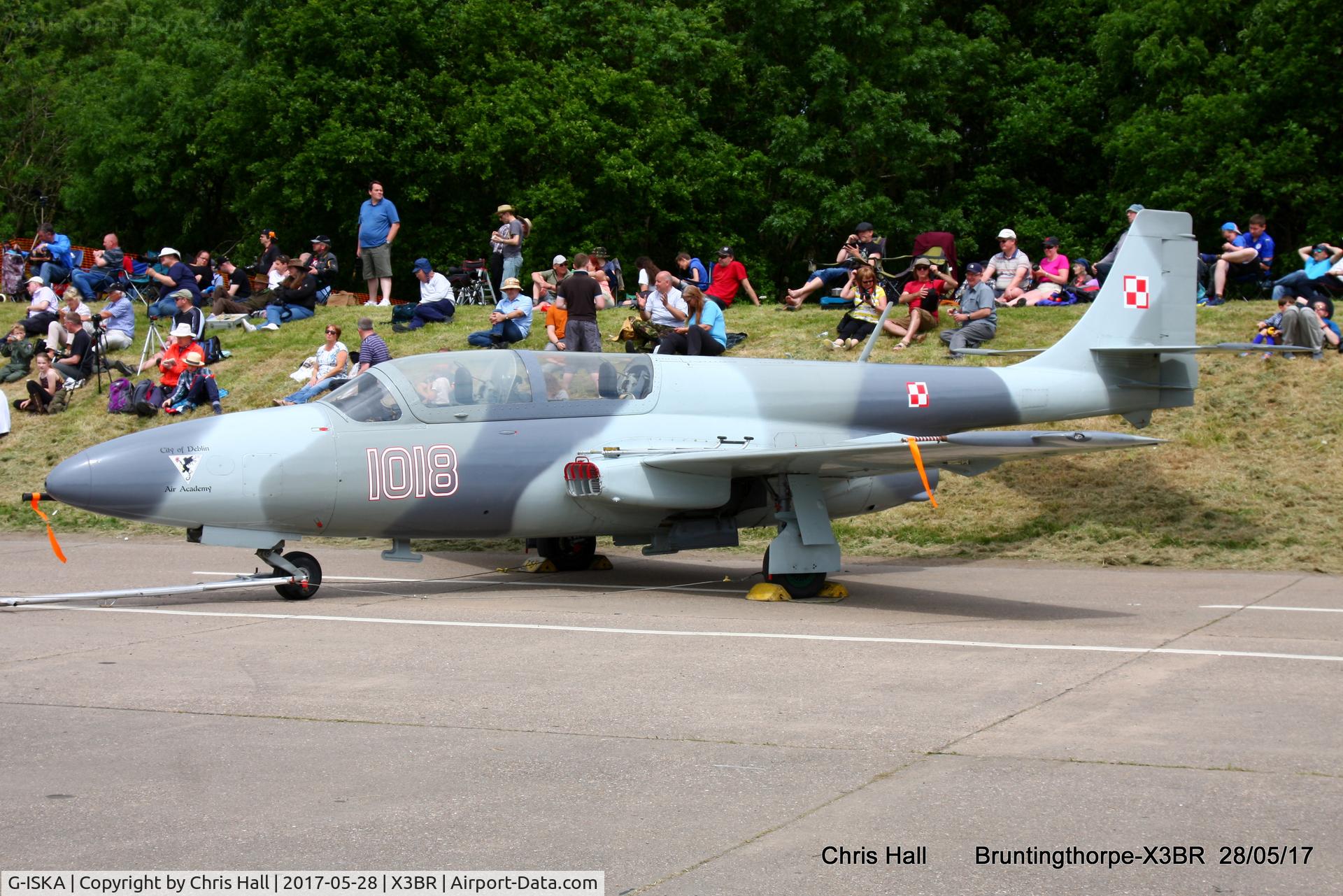 G-ISKA, 1978 PZL-Mielec TS-11 Iskra C/N 1H-1018, Cold War Jets open day 2017