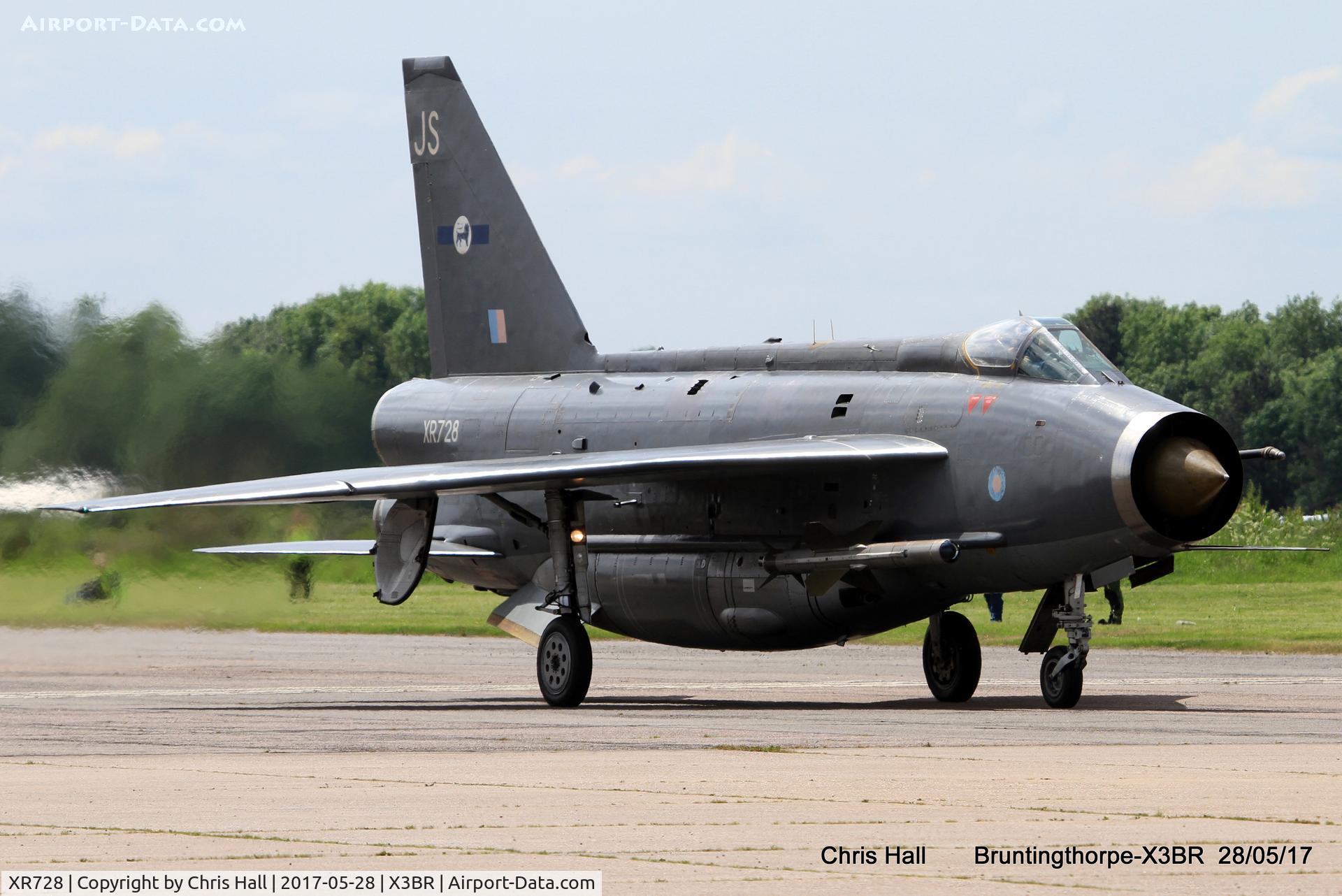XR728, 1965 English Electric Lightning F.6 C/N 95213, Cold War Jets open day 2017
