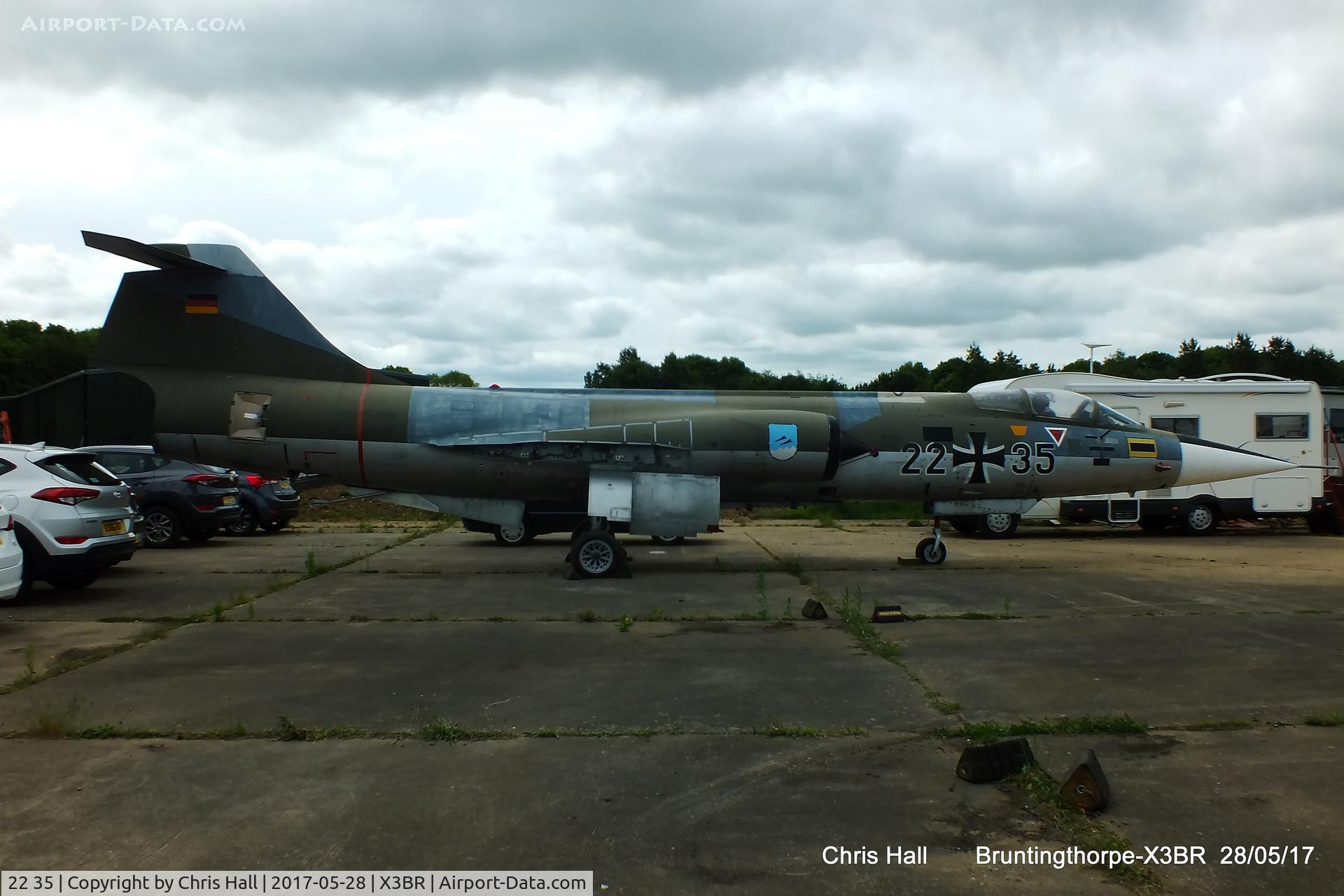 22 35, Lockheed F-104G Starfighter C/N 683-7113, Cold War Jets open day 2017