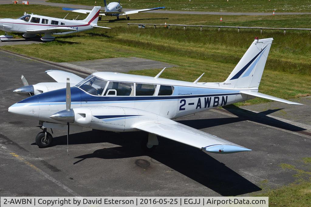 2-AWBN, 1967 Piper PA-30 Twin Comanche Twin Comanche C/N 30-1472, Transfer from U.K. To Guernsey register. Jersey based.