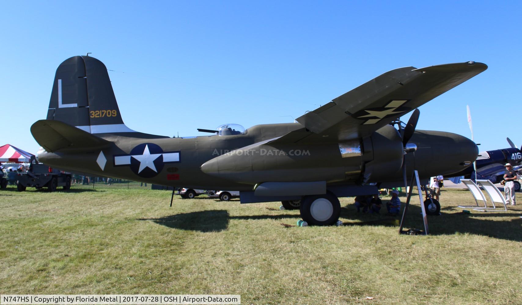 N747HS, 1943 Douglas A-20G-40-DO Havoc C/N 21356, A-20G