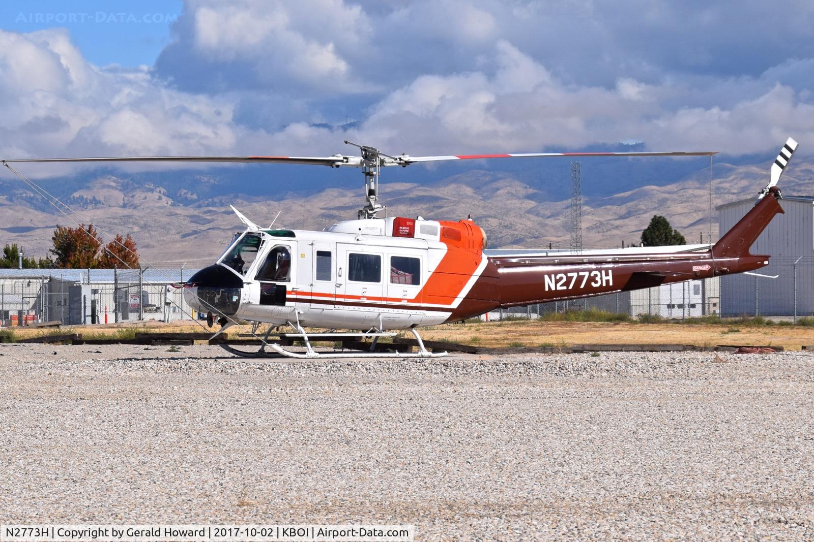 N2773H, 1979 Bell 205A-1 C/N 30296, Parked by Aviation Air.