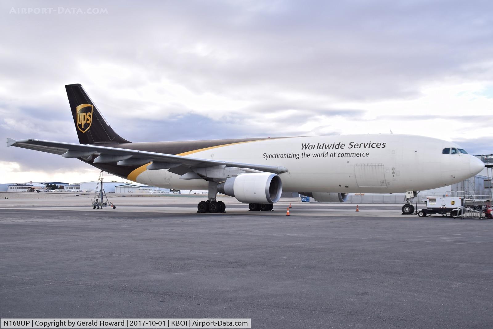 N168UP, 2005 Airbus A300F4-622R C/N 0863, Parked on the UPS ramp.