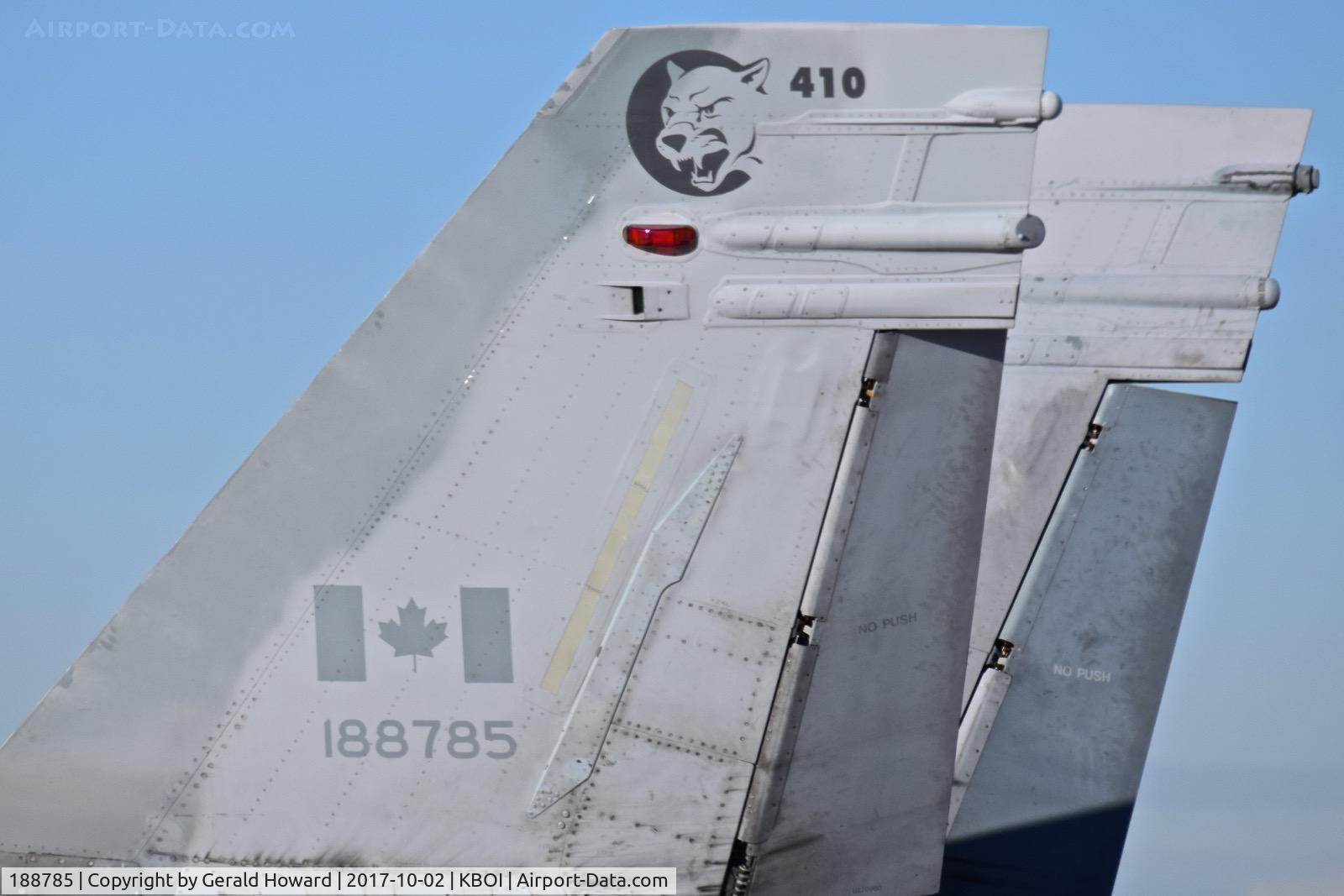 188785, 1987 McDonnell Douglas CF-188A Hornet C/N 581/A488, Parked on south GA ramp.