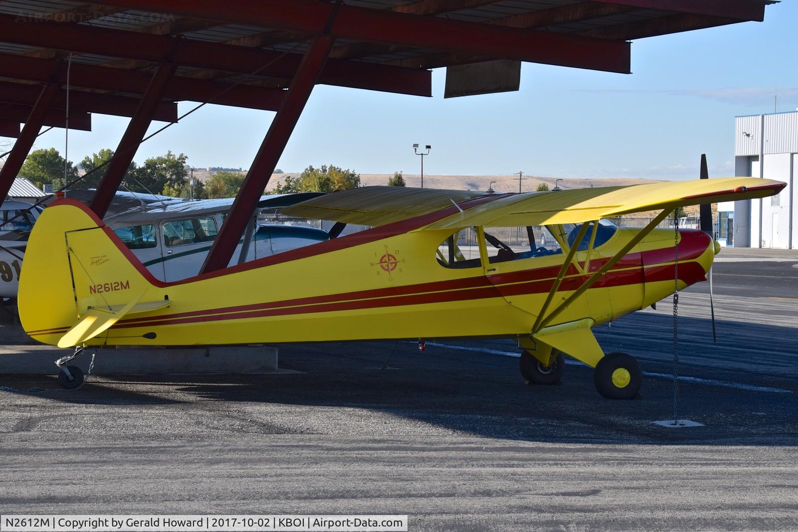N2612M, 1946 Piper PA-12 Super Cruiser C/N 12-964, parked on SW GA ramp.
