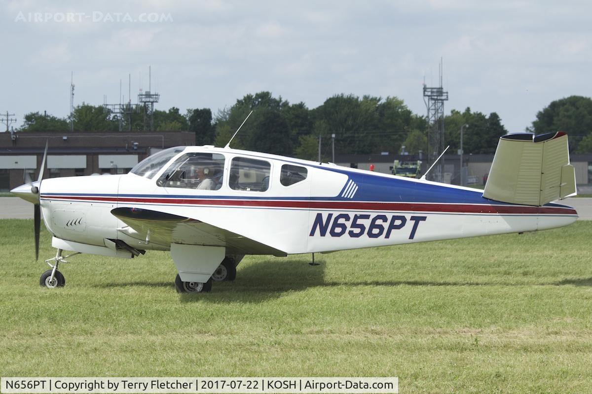 N656PT, 1959 Beech K35 Bonanza C/N D-5910, At 2017 EAA AirVenture at Oshkosh