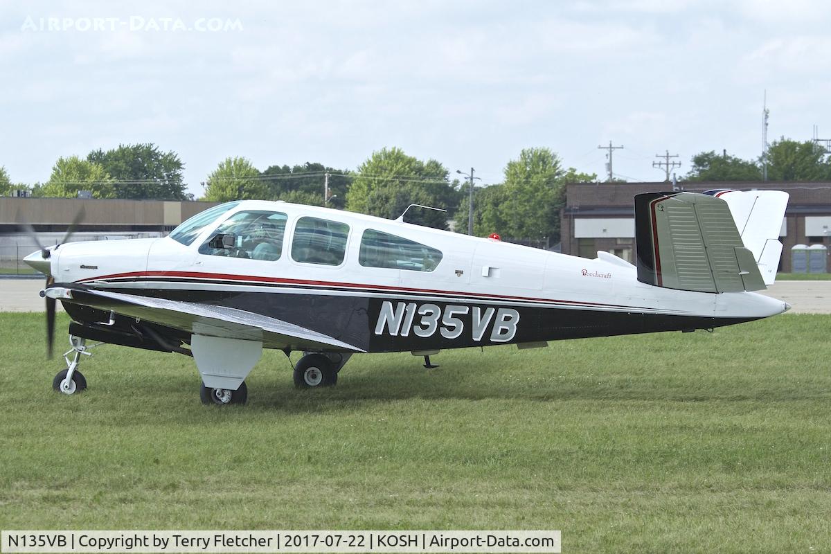 N135VB, 1979 Beech V35B Bonanza C/N D-10263, At 2017 EAA AirVenture at Oshkosh
