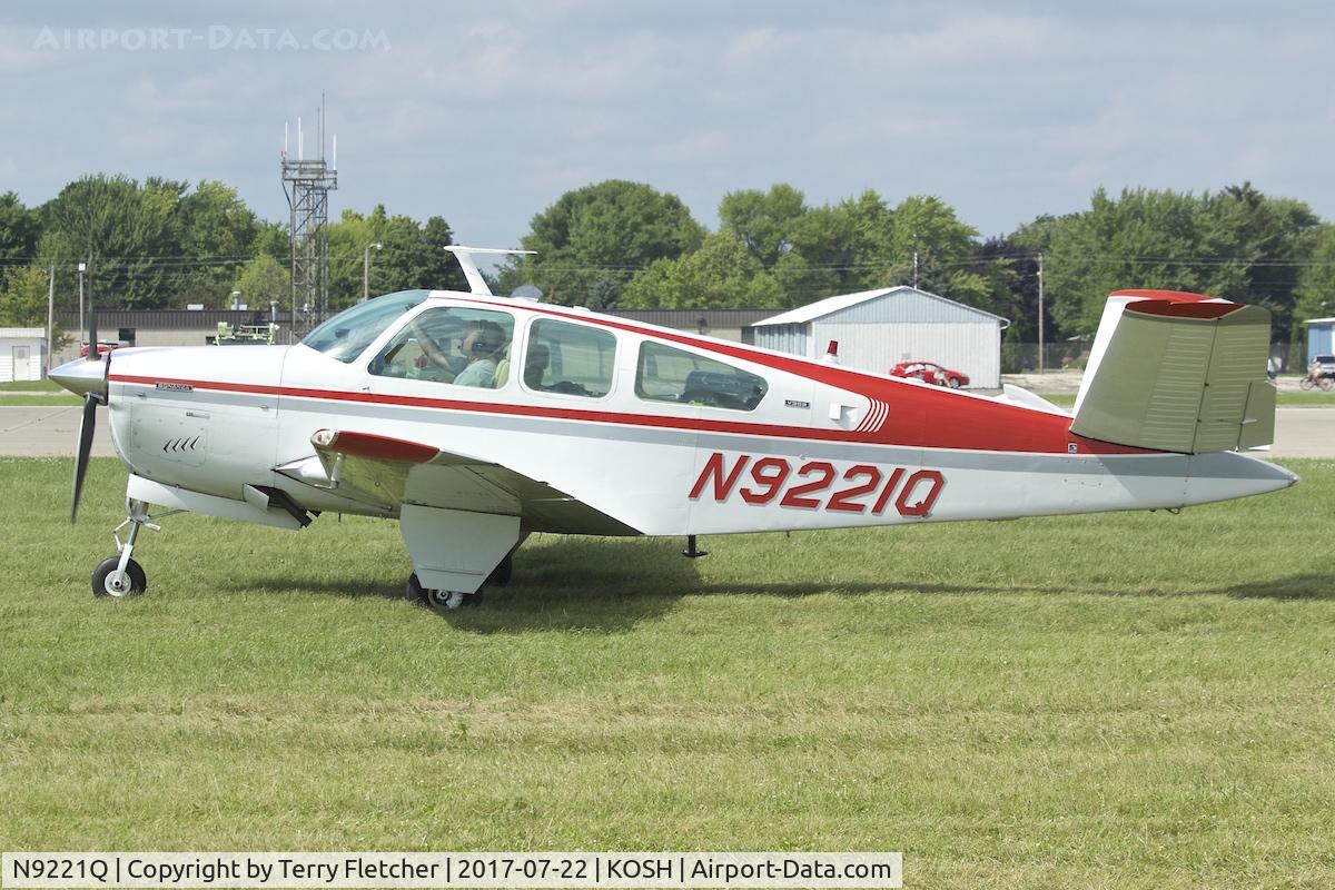N9221Q, 1971 Beech V35B Bonanza C/N D-9264, At 2017 EAA AirVenture at Oshkosh
