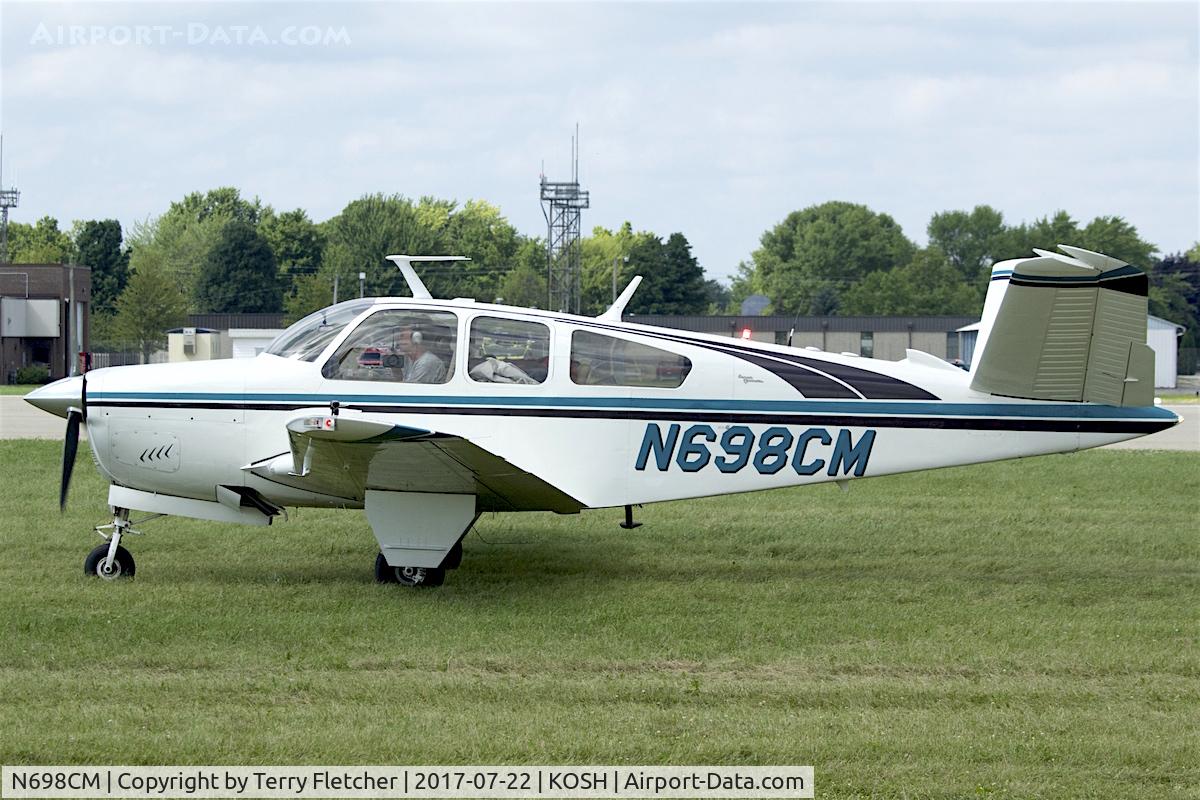 N698CM, 1967 Beech V35 Bonanza C/N D-8563, At 2017 EAA AirVenture at Oshkosh