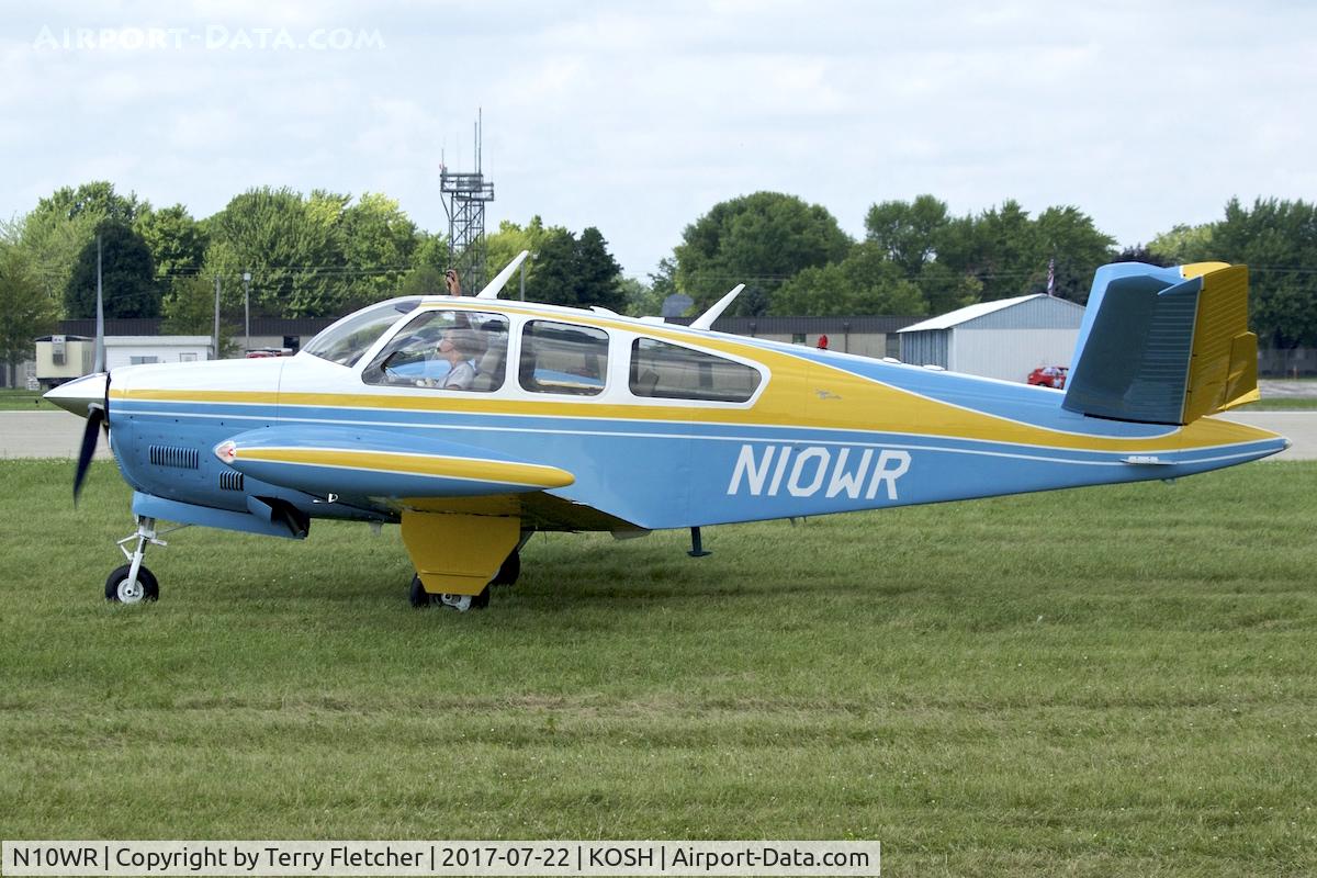 N10WR, 1964 Beech S35 Bonanza C/N D-7689, At 2017 EAA AirVenture at Oshkosh