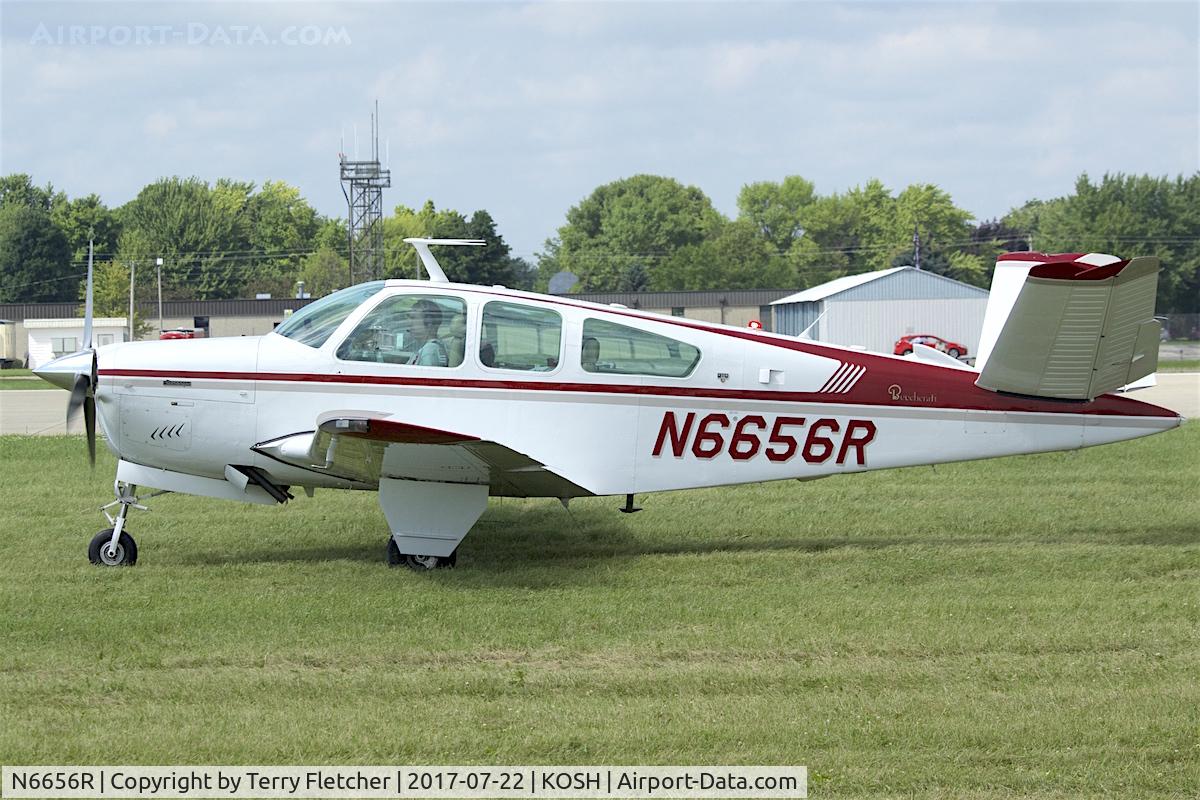 N6656R, 1979 Beech V35B Bonanza C/N D-10275, At 2017 EAA AirVenture at Oshkosh