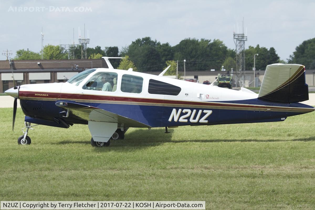 N2UZ, Beech V35B Bonanza Bonanza C/N D-9980, At 2017 EAA AirVenture at Oshkosh