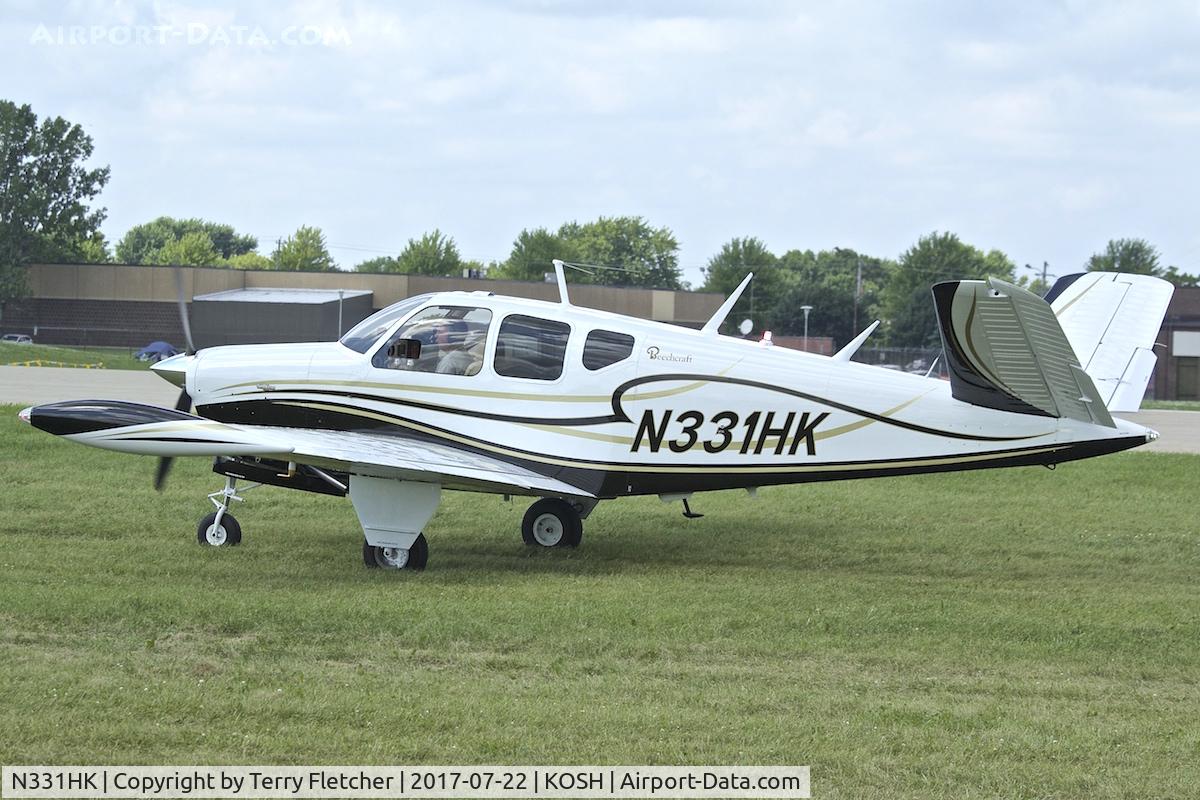 N331HK, 1960 Beech M35 Bonanza C/N D-6313, At 2017 EAA AirVenture at Oshkosh