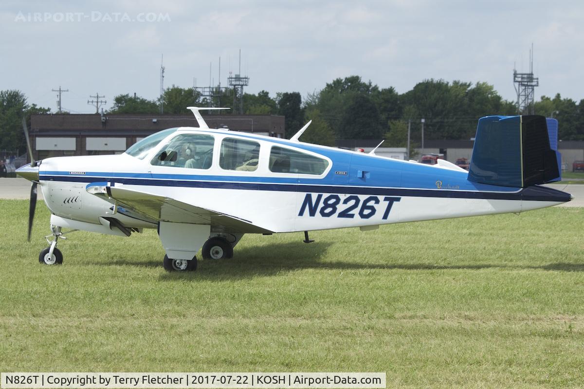N826T, 1973 Beech V35B Bonanza C/N D-9518, At 2017 EAA AirVenture at Oshkosh