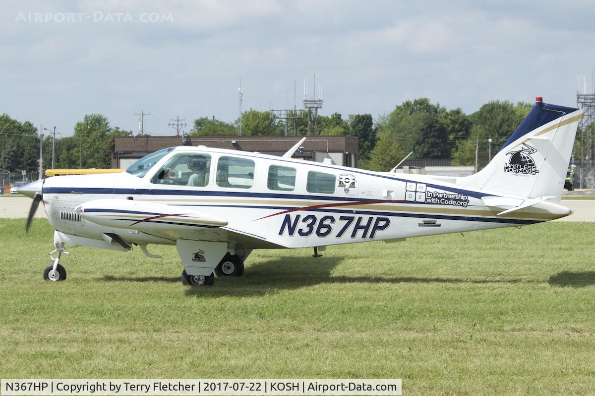 N367HP, 1981 Beech A36 Bonanza 36 C/N E-1811, At 2017 EAA AirVenture at Oshkosh