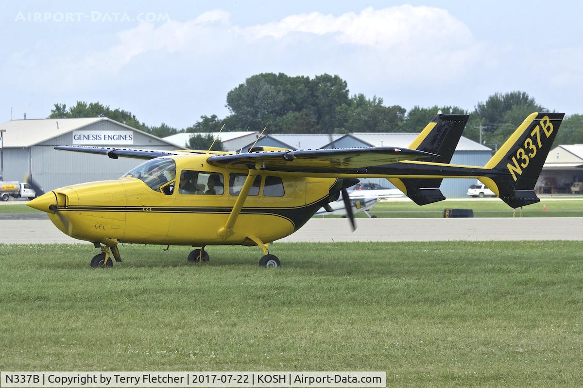 N337B, 1967 Cessna T337C Turbo Super Skymaster C/N 337-0775, At 2017 EAA AirVenture at Oshkosh