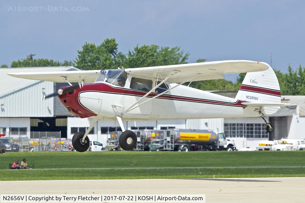 N2656V, 1948 Cessna 170 C/N 18166, At 2017 EAA AirVenture at Oshkosh