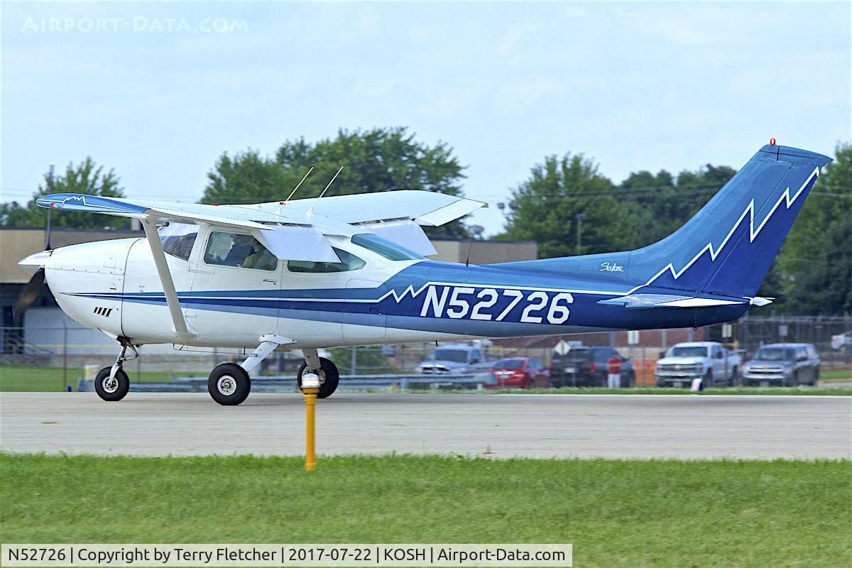 N52726, 1974 Cessna 182P Skylane C/N 18262800, At 2017 EAA AirVenture at Oshkosh