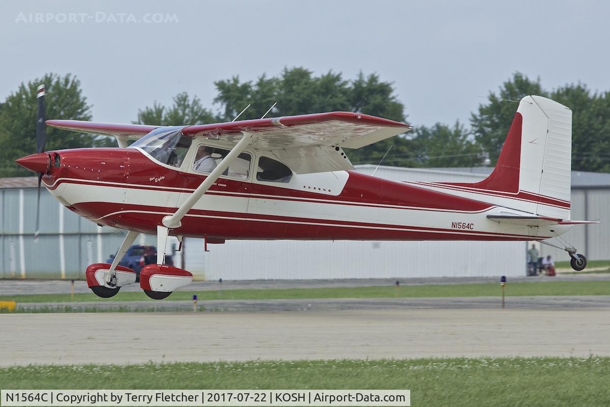 N1564C, 1953 Cessna 180 C/N 30264, At 2017 EAA AirVenture at Oshkosh