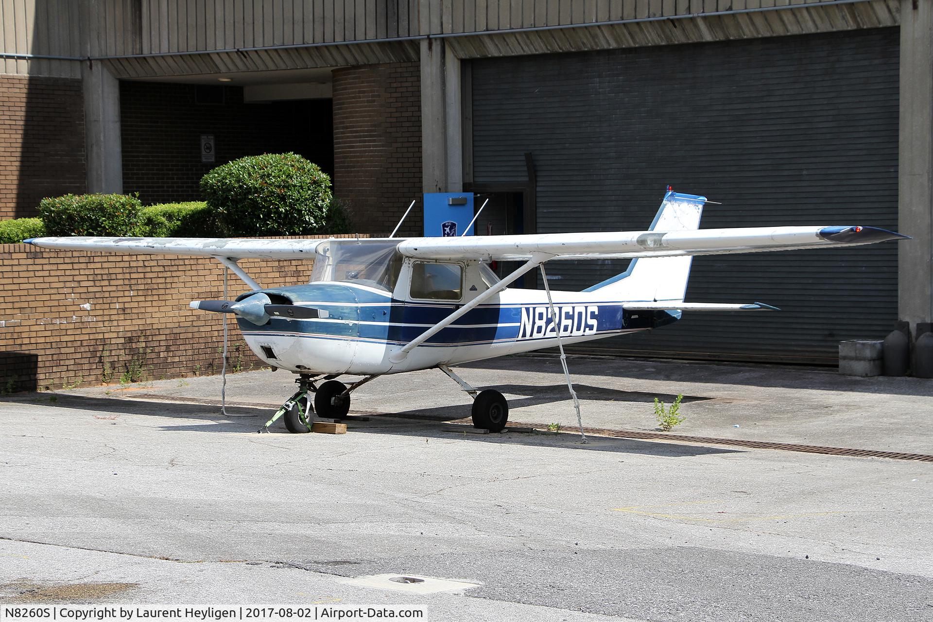 N8260S, 1965 Cessna 150F C/N 15061860, Used as an Instruction airframe at the George Stone Technical Center, Pensacola, Florida