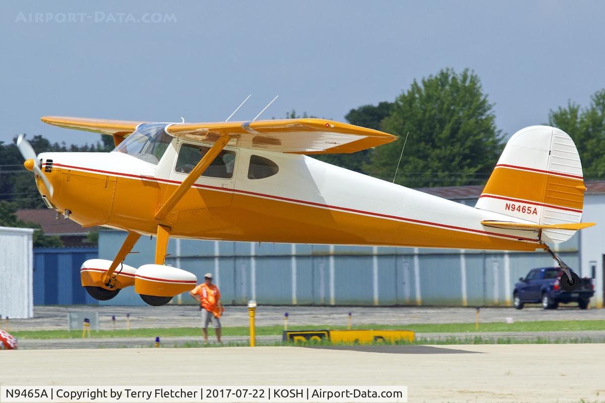 N9465A, 1949 Cessna 140A C/N 15286, At 2017 EAA AirVenture at Oshkosh