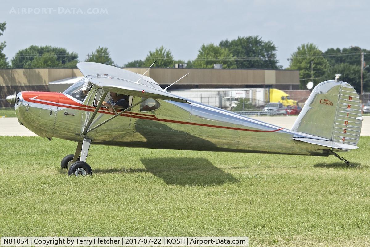 N81054, 1946 Cessna 140 C/N 10344, At 2017 EAA AirVenture at Oshkosh