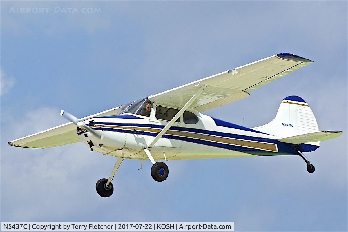 N5437C, 1950 Cessna 170A C/N 19561, At 2017 EAA AirVenture at Oshkosh