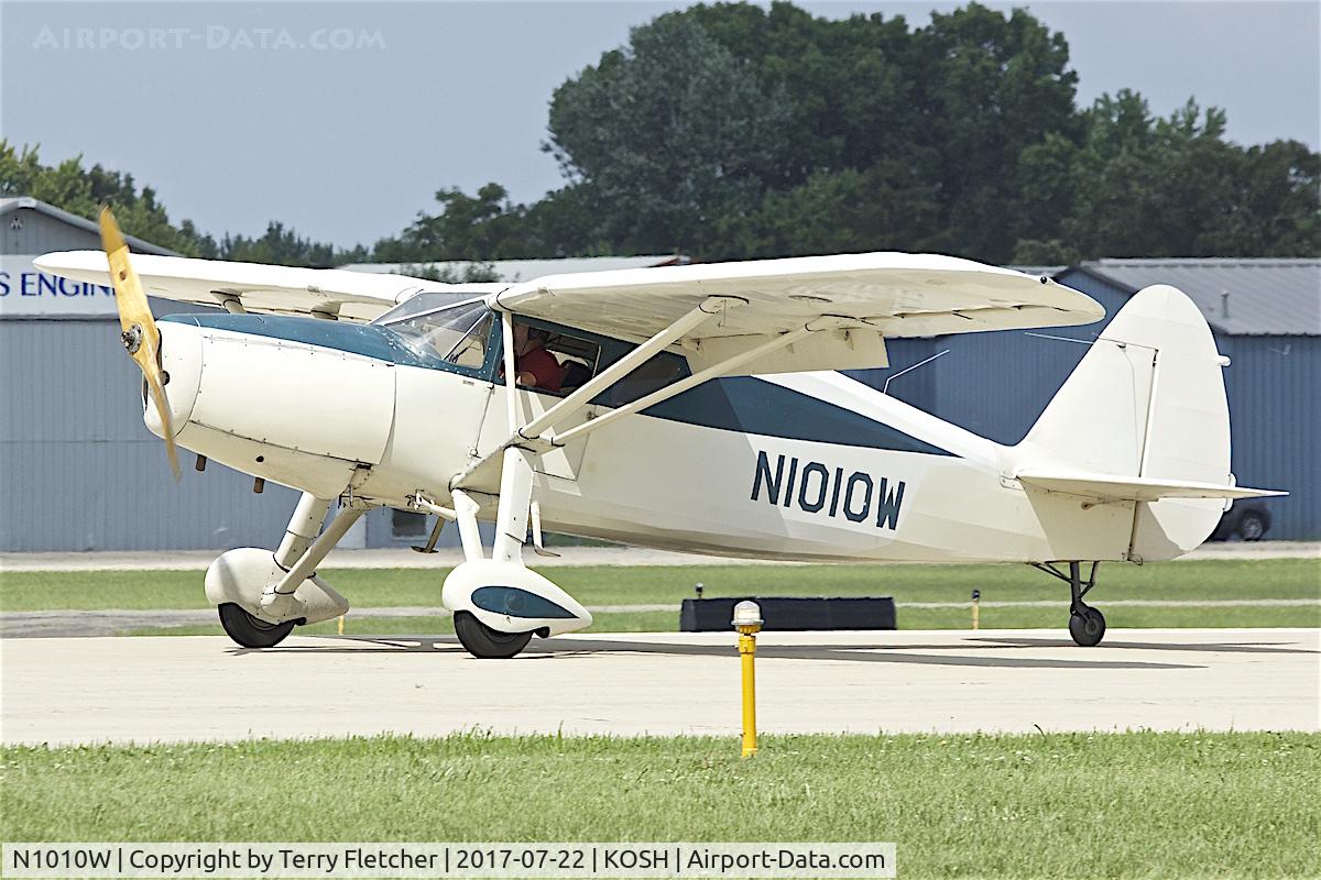 N1010W, 1946 Fairchild 24R-9 C/N R46-253, At 2017 EAA AirVenture at Oshkosh