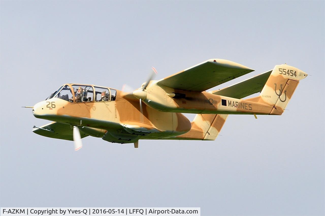 F-AZKM, 1971 North American OV-10B Bronco C/N 338-9 (305-65), North American OV-10B Bronco, On display, La Ferté-Alais (LFFQ) air show 2016