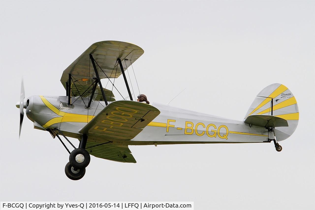 F-BCGQ, Stampe-Vertongen SV-4A C/N 263, Stampe-Vertongen SV-4A, On display, La Ferté-Alais airfield (LFFQ) Air show 2016