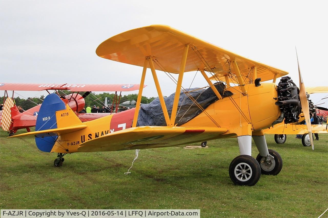 F-AZJR, 1942 Boeing-Stearman PT-13D (E75) C/N 75-5656, Boeing PT-13D Kaydet (E75), Static display, La Ferté-Alais Airfield (LFFQ) Air show 2016