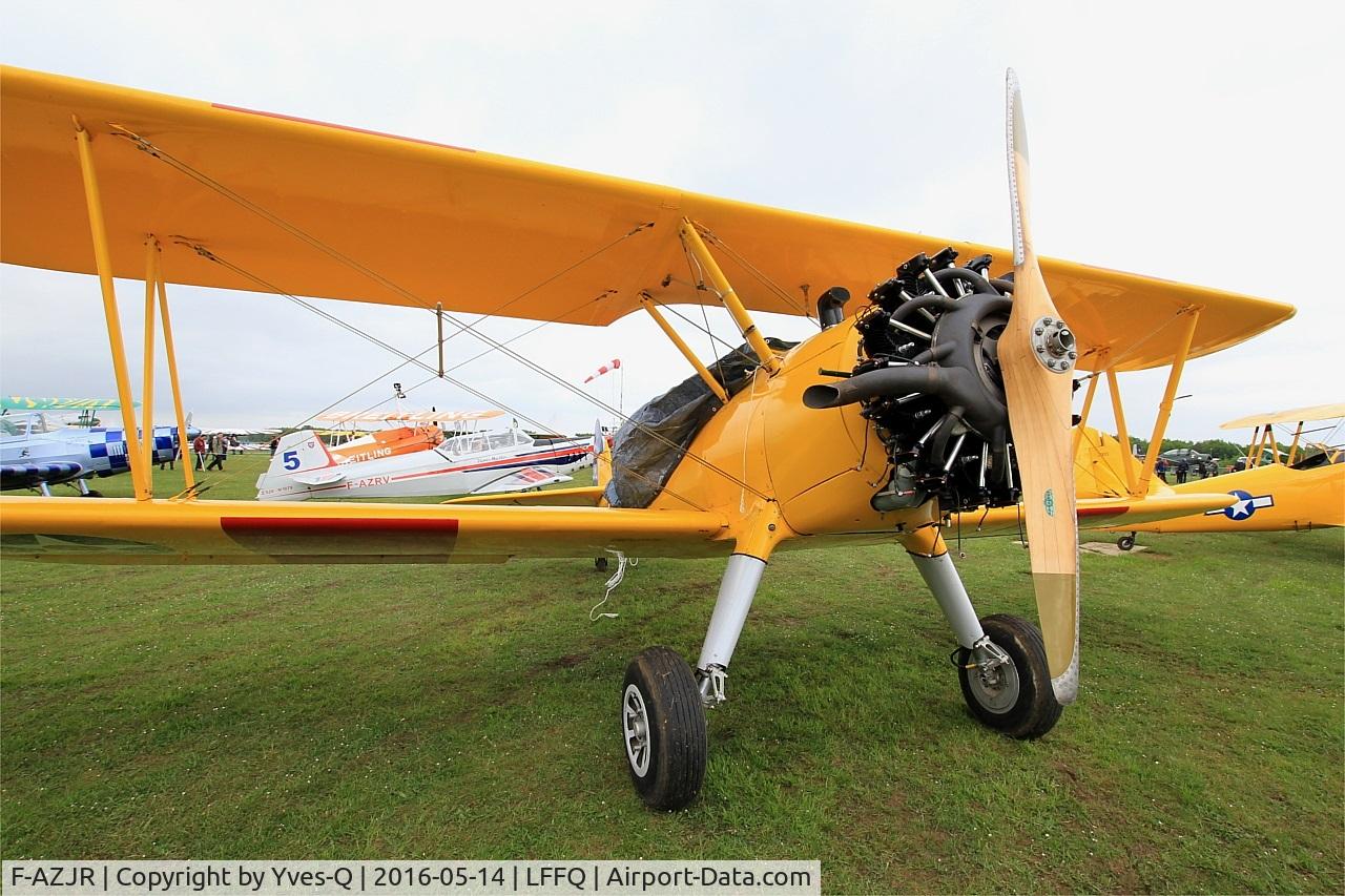 F-AZJR, 1942 Boeing-Stearman PT-13D (E75) C/N 75-5656, Boeing PT-13D Kaydet (E75), Static display, La Ferté-Alais (LFFQ) air show 2016