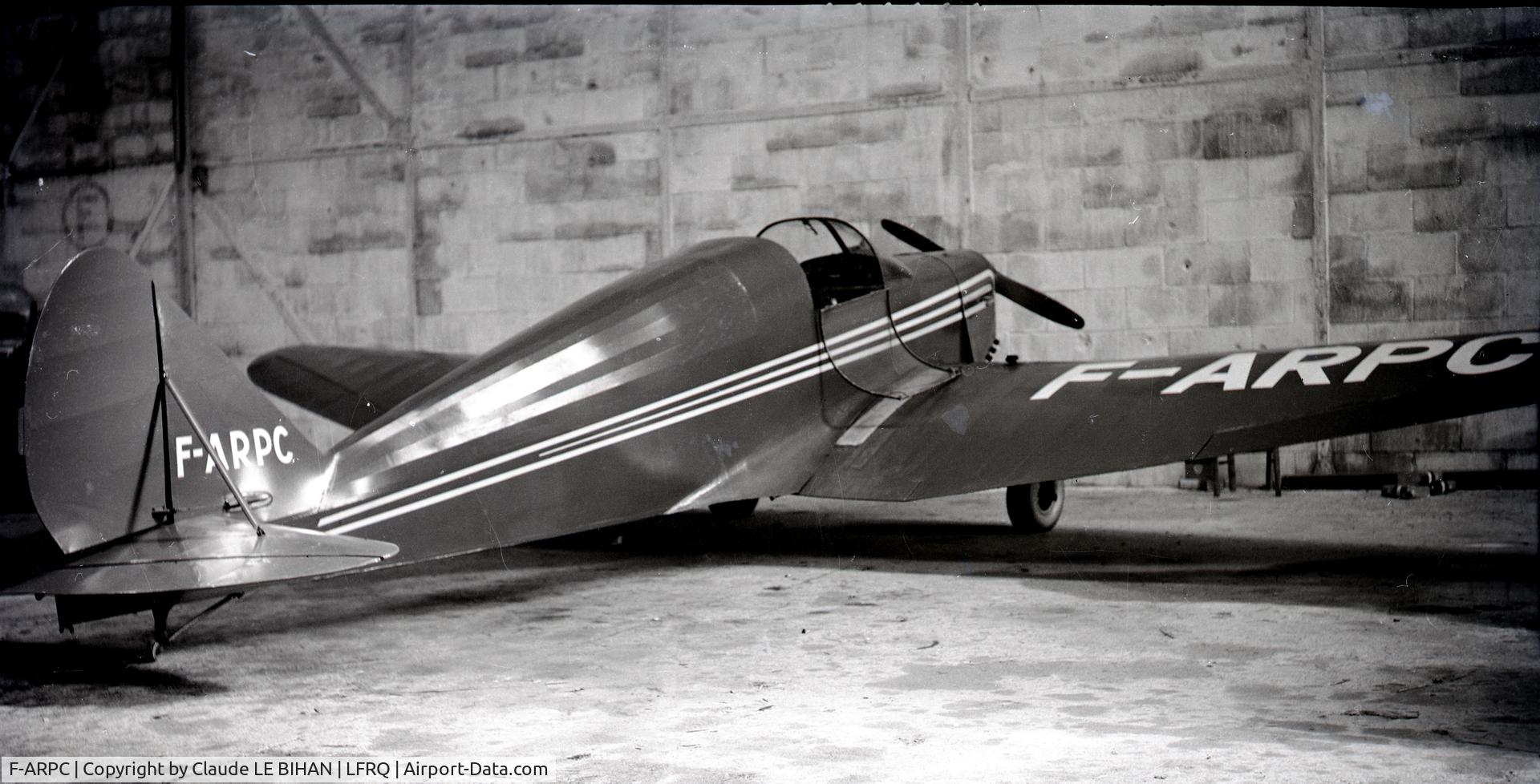 F-ARPC, Avions Fairey Tipsy Bc C/N 516, Aéro-club de Quimper Pluguffan vers 1956