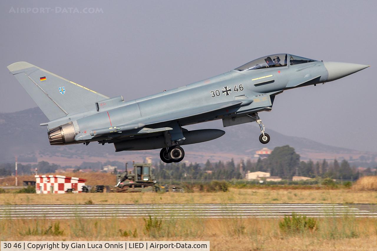 30 46, Eurofighter EF-2000 Typhoon S C/N GS031, LANDING
