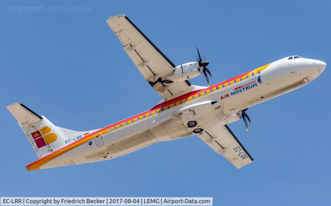 EC-LRR, 2012 ATR 72-600 C/N 1023, departure from Malaga