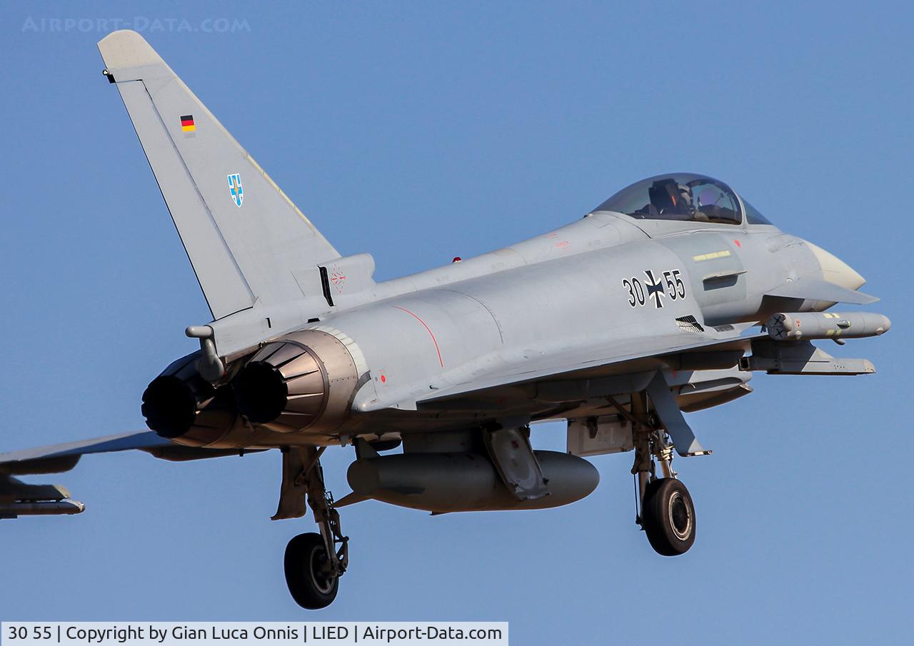 30 55, 2014 Eurofighter EF-2000 Typhoon C/N GS039, LANDING