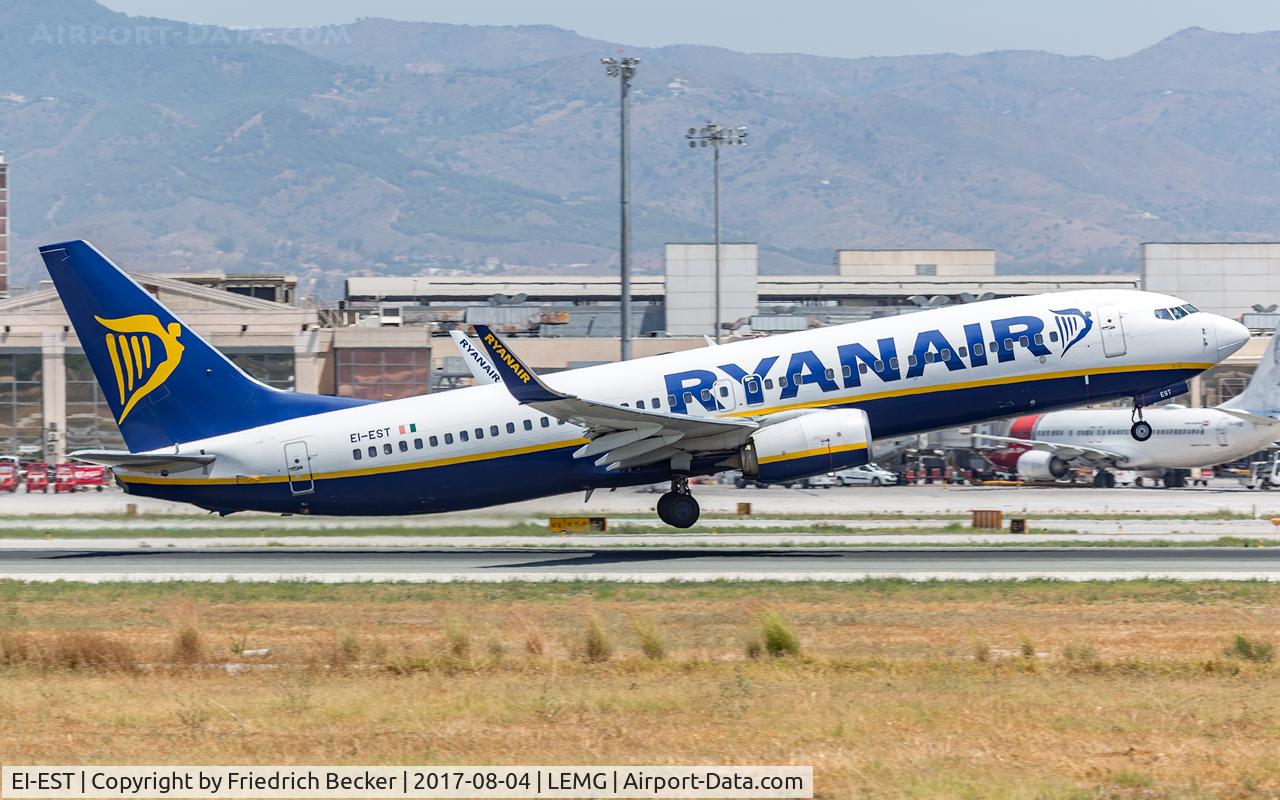 EI-EST, 2011 Boeing 737-8AS C/N 34994, departure from Malaga