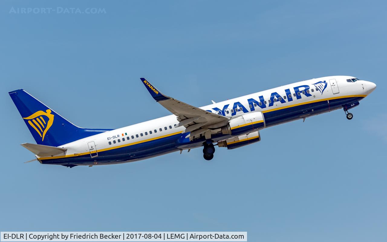 EI-DLR, 2006 Boeing 737-8AS C/N 33596, departure from Malaga