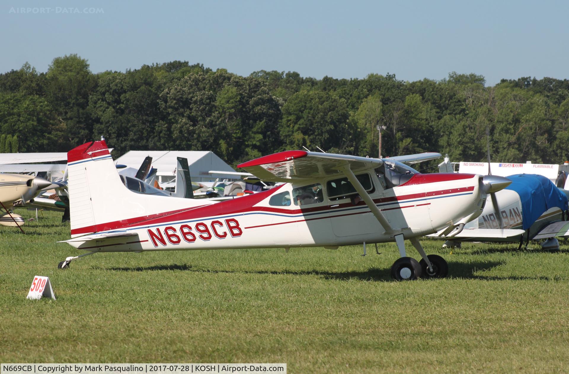 N669CB, 1976 Cessna 180J C/N 18052725, Cessna 180J