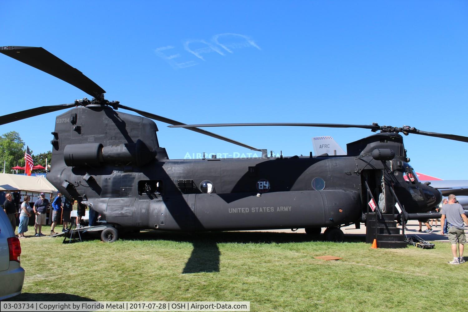 03-03734, Boeing Vertol MH-47G Chinook C/N M.3734, MH-47G