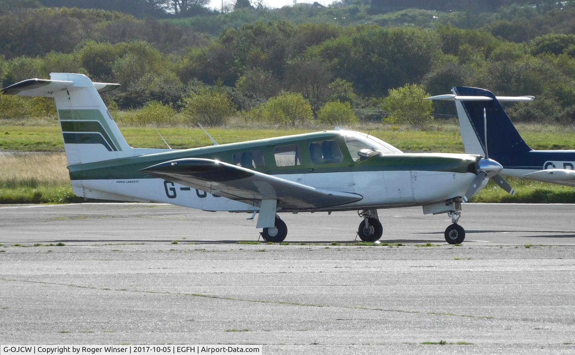 G-OJCW, 1979 Piper PA-32RT-300 Lance II C/N 32R-7985062, Visiting Lance II.