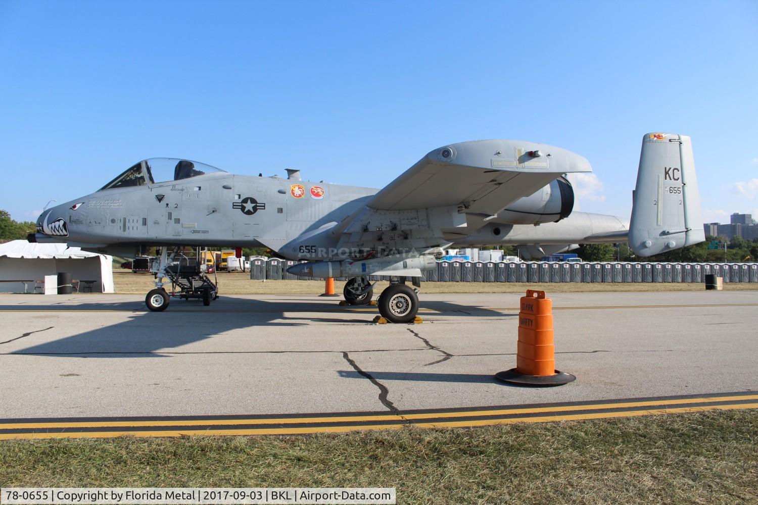 78-0655, 1978 Fairchild Republic A-10C Thunderbolt II C/N A10-0275, A-10A
