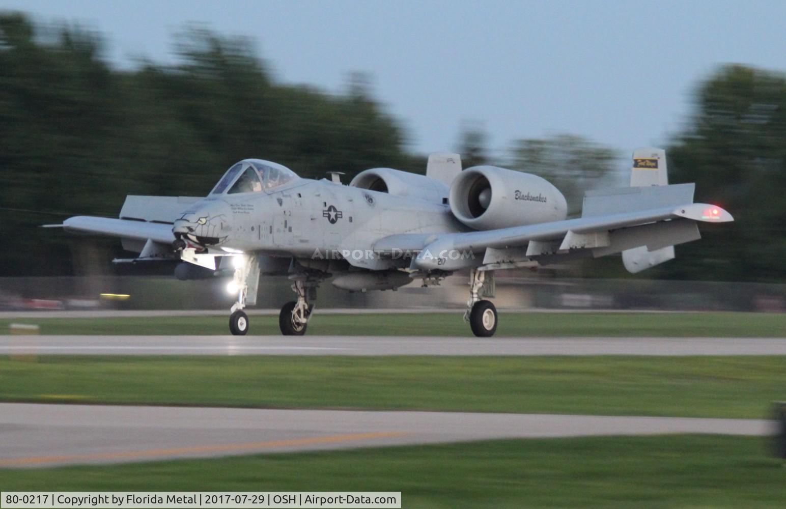 80-0217, 1980 Fairchild Republic A-10C Thunderbolt II C/N A10-0567, A-10C