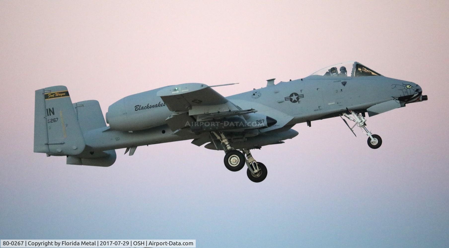 80-0267, 1980 Fairchild Republic A-10C Thunderbolt II C/N A10-0617, A-10A