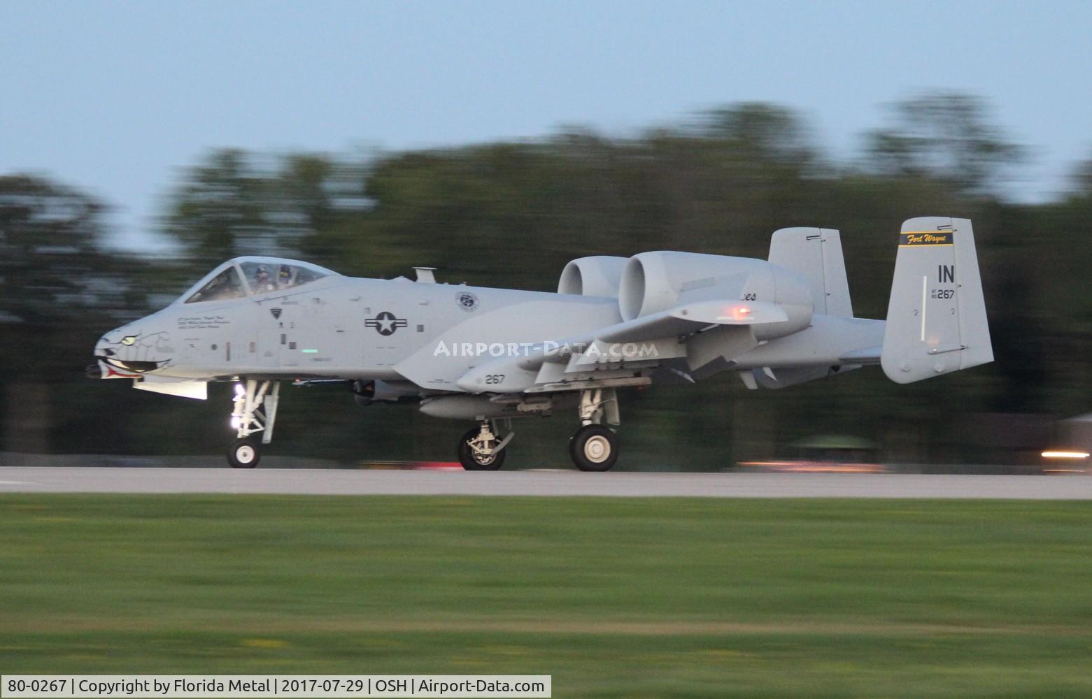 80-0267, 1980 Fairchild Republic A-10C Thunderbolt II C/N A10-0617, A-10A