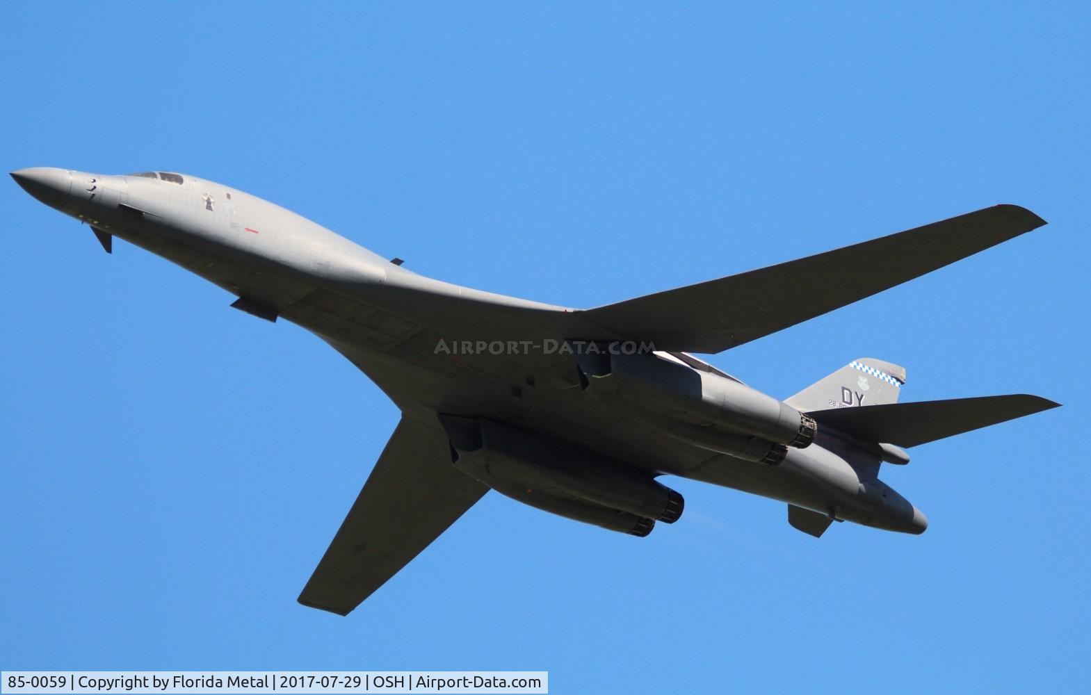 85-0059, 1985 Rockwell B-1B Lancer C/N 19, B-1B Lancer