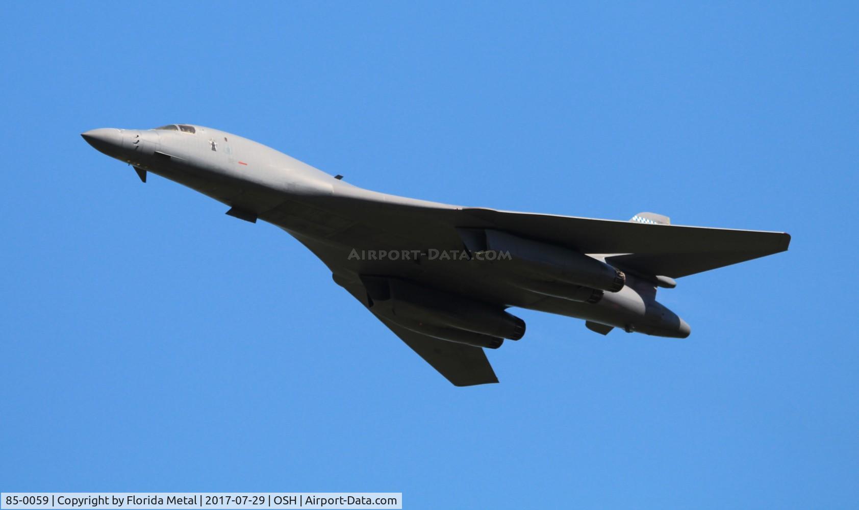 85-0059, 1985 Rockwell B-1B Lancer C/N 19, B-1B Lancer
