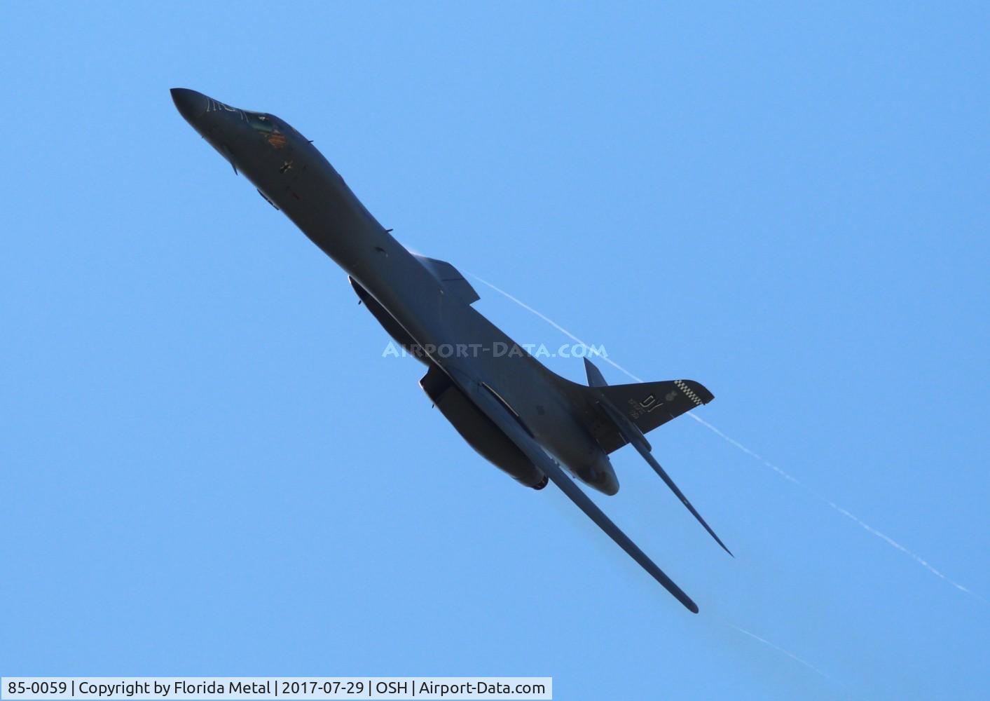 85-0059, 1985 Rockwell B-1B Lancer C/N 19, B-1B Lancer